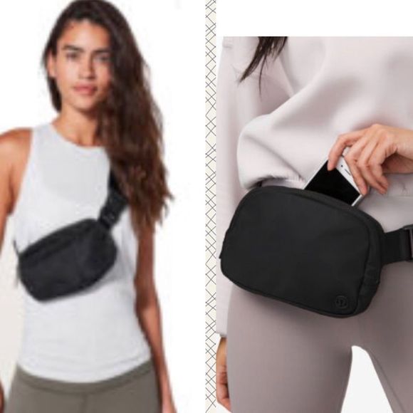 ❤️ONE LEFT NWT Lululemon Everywhere Belt Bag Black waist Fanny bag TikTok viral - Picture 2 of 12